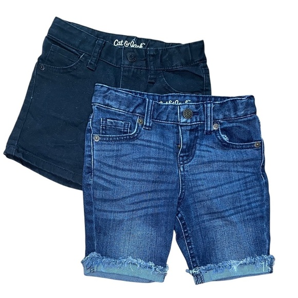Cat & Jack™ midi jean shorts - Picture 1 of 12